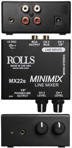 The MX22s Mini Mix 2 Channel mixer image