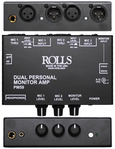 PM59 Dual Personal Monitor Amp image